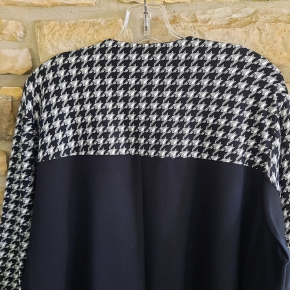 NWT Cato Open Front Houndstooth Black  & White Cardigan Womens Plus size 22/24 - Picture 7 of 12